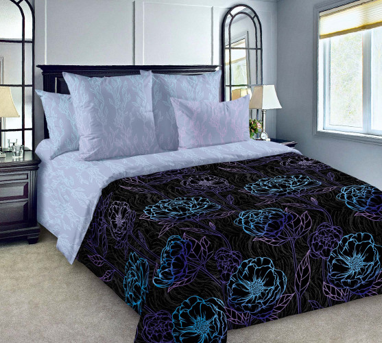 Постельное белье Королевское искушение (Текс-Дизайн) "Иллюминация 1", Зима-Лето, 1.5-спальный, перкаль, на молнии (1553ПН661271)