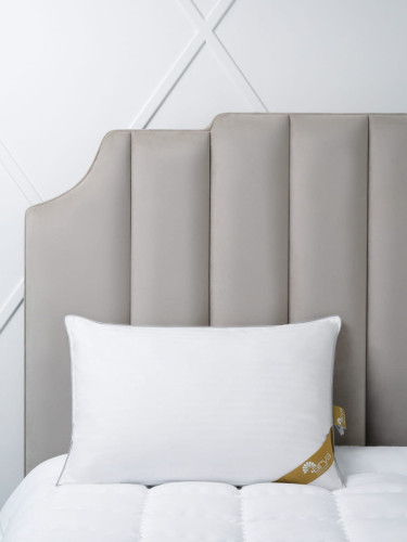 Подушка Arya Home "Elegia", 50x70, хлопок, пух (8680943018601)