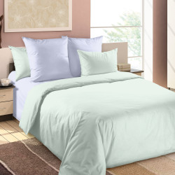 Постельное белье Королевское искушение (Текс-Дизайн) "Лесная фиалка", евро, перкаль, на молнии (4276ЧН661257)