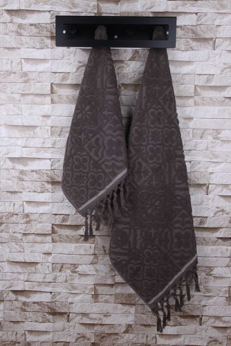 Полотенце Arya Home "Scarlet", для лица и рук, 50x90, махровая ткань (8680943213006)