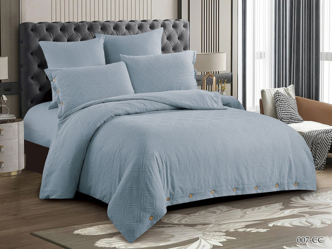 Постельное белье Cleo "Candy Cotton 007-CC", 2-спальный, сатин-жаккард (21/007-CC)