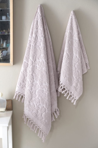 Полотенце Arya Home "Barry", для лица и рук, 70x140, махровая ткань (8680943225757)