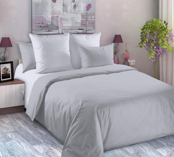 Постельное белье Королевское искушение (Текс-Дизайн) "Монохром 11", 2-спальный, сатин, на молнии (Н32396610011)