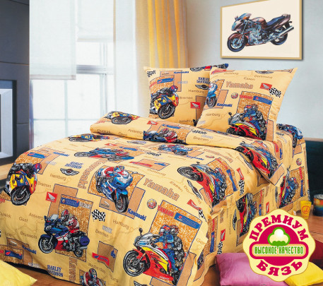 Постельное белье Valtery "ДБ-27", 1.5-спальный, бязь (ДБ-27-1249)