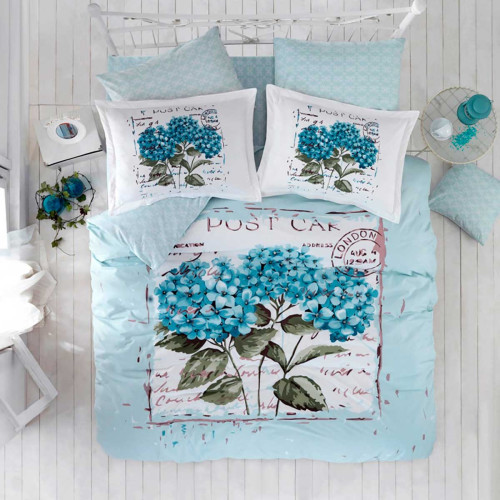 Постельное белье Arya Home "Dior", 1.5-спальный, ранфорс, печатное (8680943027276)