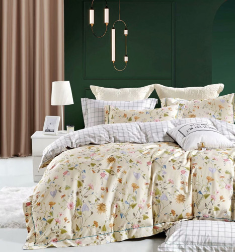 Постельное белье Valtery "RS-308", евро, сатин (RS-308-1253)