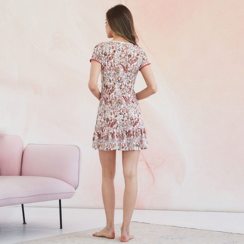 Пижама Arya Женская Туника 5678 Красный, S