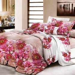 Постельное белье Valtery &quot;SF-56&quot;, 3D, 1.5-спальный, полисатин (SF-56-282)