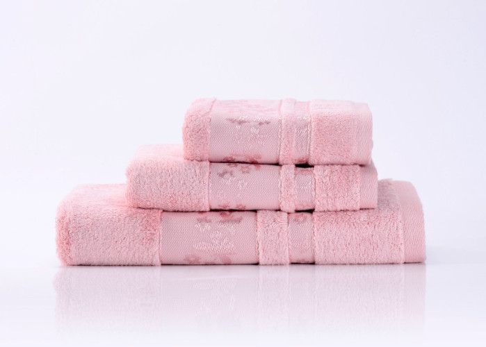 Полотенце Valtery "Emily-3", банное, 50x90, махровая ткань (Emily-3-1458)