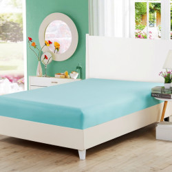 Простыня Valtery "PRP-4", 90x200, поплин, на резинке (PRP-4-1783)