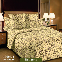 Постельное белье Чебоксарский Текстиль &quot;Venzel&quot;, евро, бязь (Venzel-172)