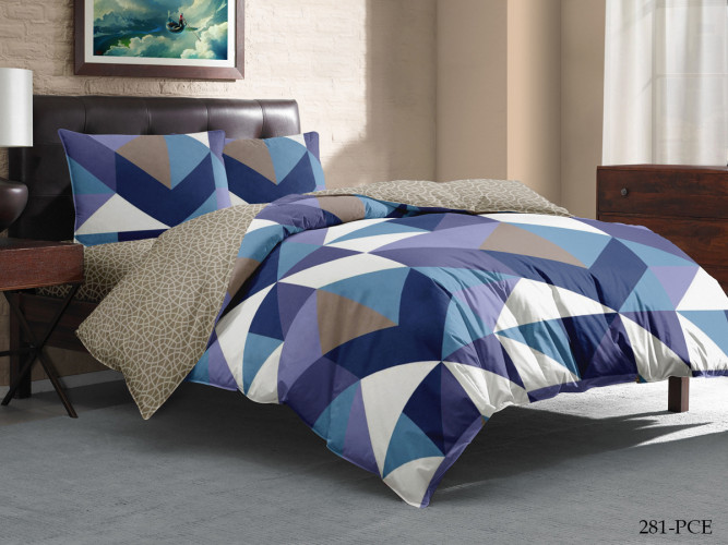 Постельное белье Cleo "Pure Cotton 281-PCE", евро, поплин (31/281-PCE)