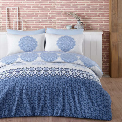 Постельное белье Arya Home &quot;Trevi&quot;, 1.5-спальный, ранфорс, печатное (8680943076175)