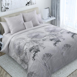 Постельное белье Королевское искушение (Текс-Дизайн) &quot;Каллиграфия 2&quot;, евро, сатин, на молнии (4339Н209222)