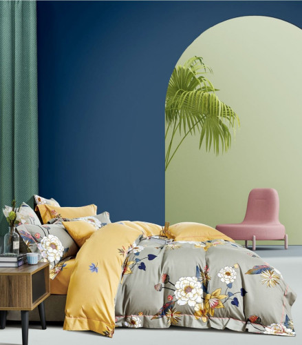 Постельное белье Valtery "RS-306", евро, сатин (RS-306-1253)