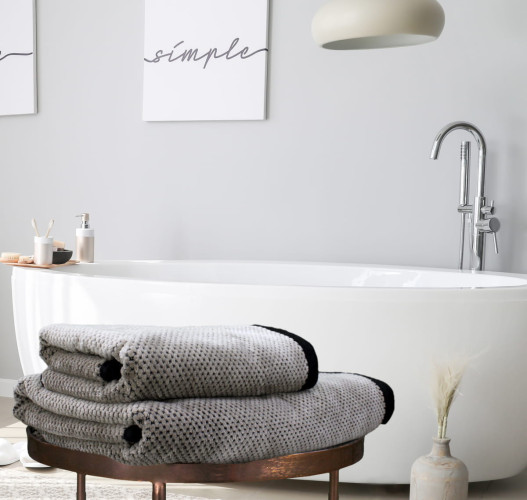 Полотенце Arya Home "Jose", для ванной, 50x90, махровая ткань (8680943231406)