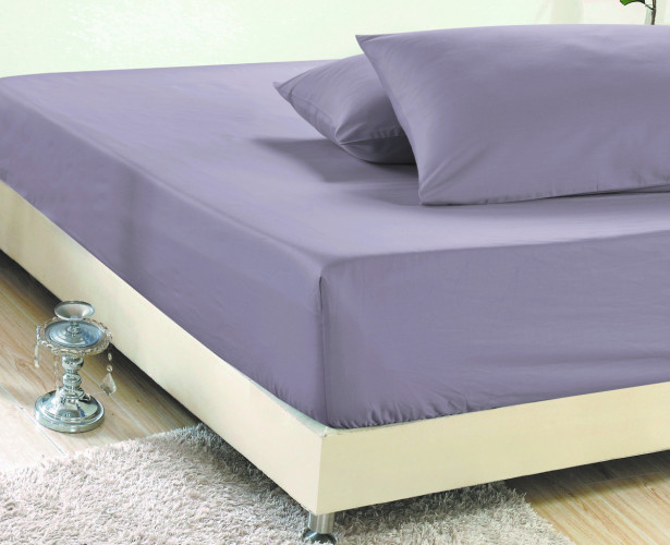 Простыня Valtery "PRC-R-50", 90x200, сатин, на резинке (PRC-R-50-1783)