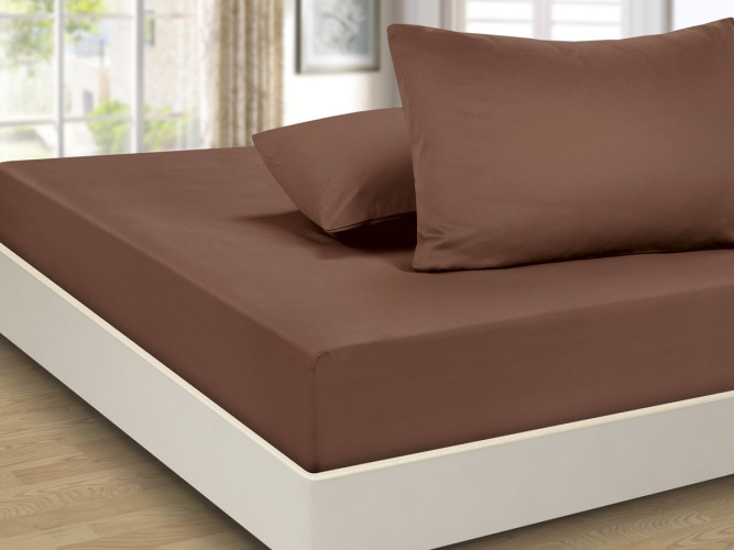 Простыня Valtery "PRC-R-05", 200x200, сатин, на резинке (PRC-R-05-1785)