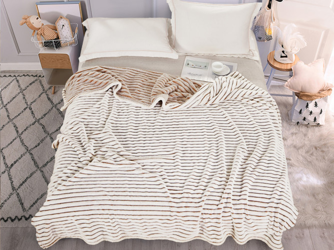 Плед Cleo "MARMARI", 200x220, велсофт (200/004-MAR)