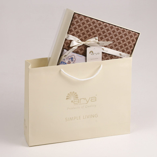 Постельное белье Arya Home "Marquis", семейный, сатин, печатное (8680943064417)