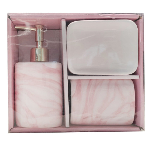 Набор Для Ванны Arya 3 Пр. Glaze Пудра