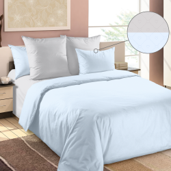 Постельное белье Королевское искушение (Текс-Дизайн) &quot;Душистый гиацинт&quot;, евро, перкаль, на молнии (4276ЧН66125д)