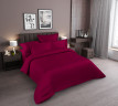 Постельное белье Королевское искушение (Текс-Дизайн) "Гранат", 2-спальный, сатин, на молнии (3313Г864504)