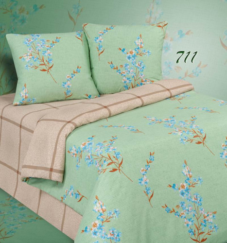 Постельное белье AlViTek (АльВиТек) "711-ПА", семейный, поплин (АльВиТек-ПA-4-711)