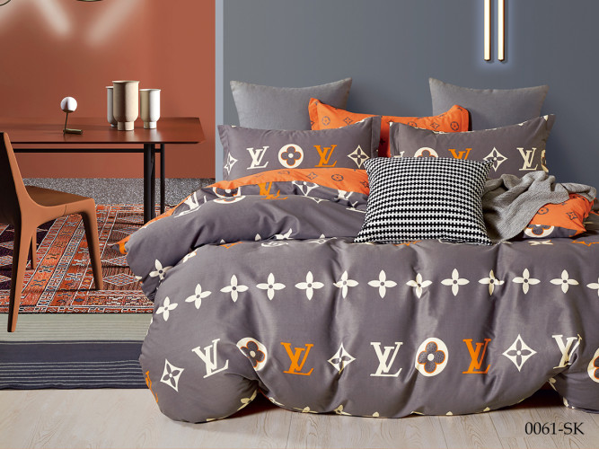 Постельное белье Cleo "Satin de Luxe 0061-SK", семейный, сатин, на молнии (41/0061-SK)