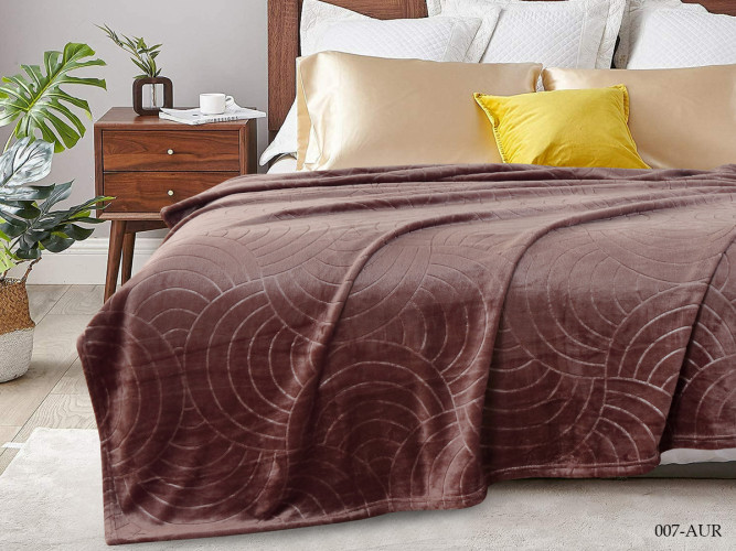 Плед Cleo "AURA", 200x220, велсофт (200/007-AUR)