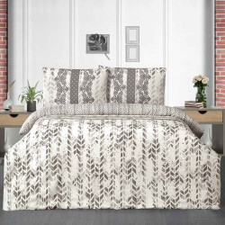 Постельное белье Arya Home "Elon", 1.5-спальный, ранфорс, печатное (8680943099464)