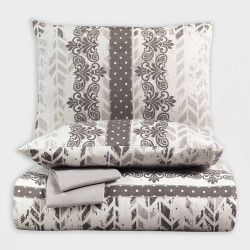 Постельное белье Arya Home "Elon", 1.5-спальный, ранфорс, печатное (8680943099464)