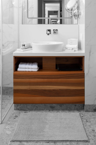 Коврик Arya Home "Softy", для ванной, 50x70, полиэстер (8680943223753)