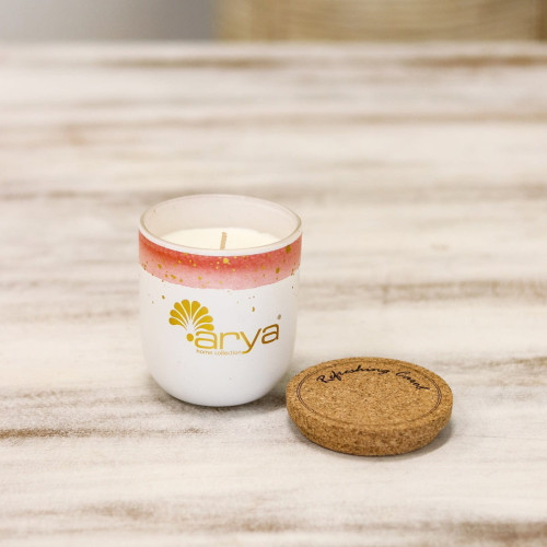 Ароматическая свеча Arya Crystal Oil 175 G Refreshing Carol