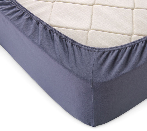 Простыня Текс-Дизайн "Графит", 140x200, трикотаж, на резинке (ш140200гра)