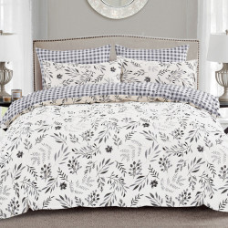 Постельное белье Cleo "Pure Cotton 265-PC", 1.5-спальный, поплин (15/265-PC)