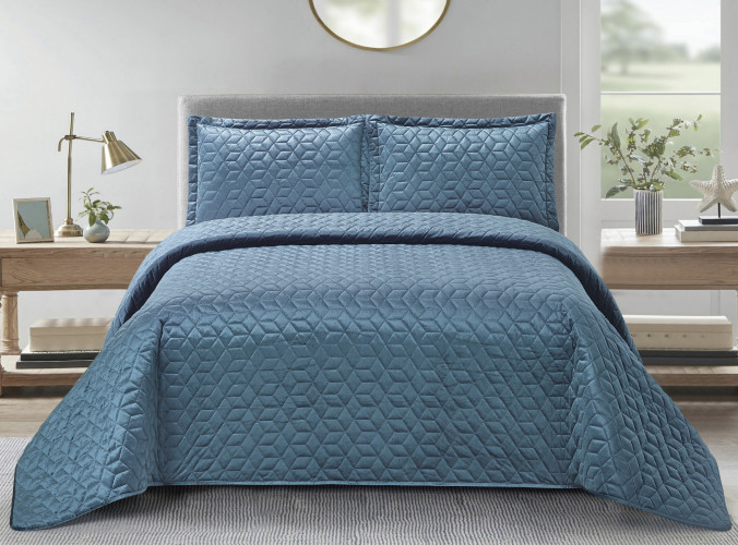 Покрывало Tango (Танго) "Rombi", 240x260, велюр (ROM2426-10 код2335)