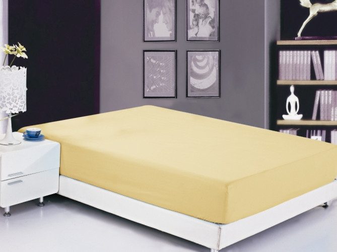 Простыня Valtery "PRMF-04", 200x220, софткоттон, на резинке (PRMF-04-1780)