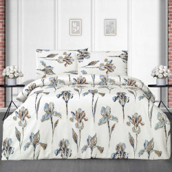 Постельное белье Arya Home "Enza", 1.5-спальный, ранфорс, печатное (8680943099761)