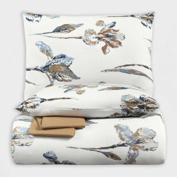 Постельное белье Arya Home "Enza", 1.5-спальный, ранфорс, печатное (8680943099761)