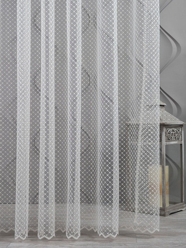 Штора Arya 400X280 RHOMBUS V3-KREM