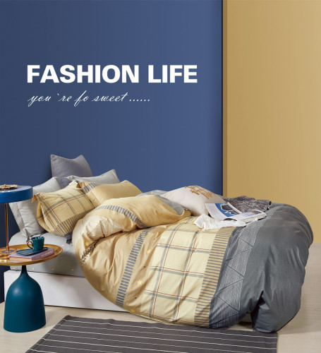 Постельное белье Valtery "C-524", 1.5-спальный, сатин (C-524-1249)