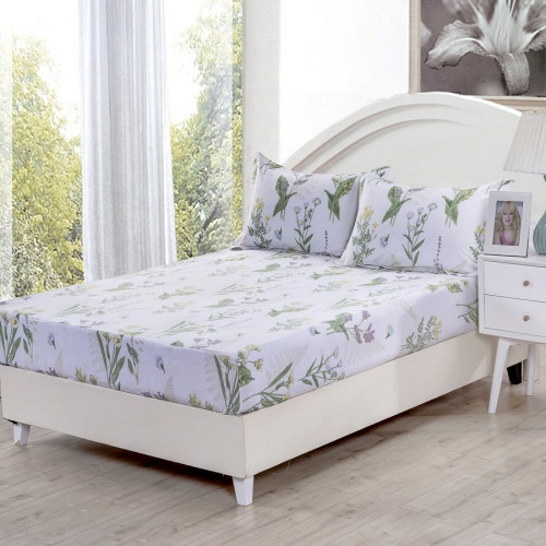 Простыня Valtery "PRPP-16", 160x200, поплин, на резинке (PRPP-16-1784)