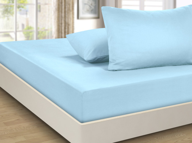 Простыня Valtery "PRC-R-27", 200x200, сатин, на резинке (PRC-R-27-1785)