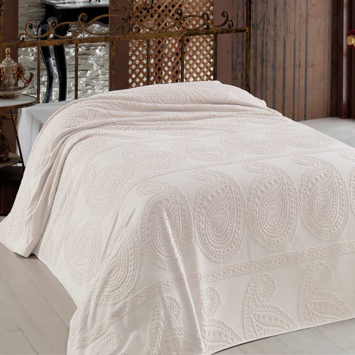 Покрывало-простыня Arya Home "Misley", 200x220, махровая ткань (8680943062178)