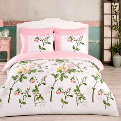 Постельное белье Arya Home &quot;Flower Garden&quot;, 1.5-спальный, ранфорс, печатное (8680943076113)