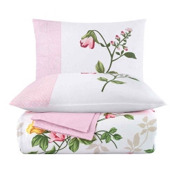 Постельное белье Arya Home &quot;Flower Garden&quot;, 1.5-спальный, ранфорс, печатное (8680943076113)