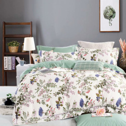 Постельное белье Valtery "RS-293", евро, сатин (RS-293-1253)