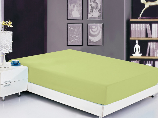 Простыня Valtery "PRMF-21", 180x200, софткоттон, на резинке (PRMF-21-1475)