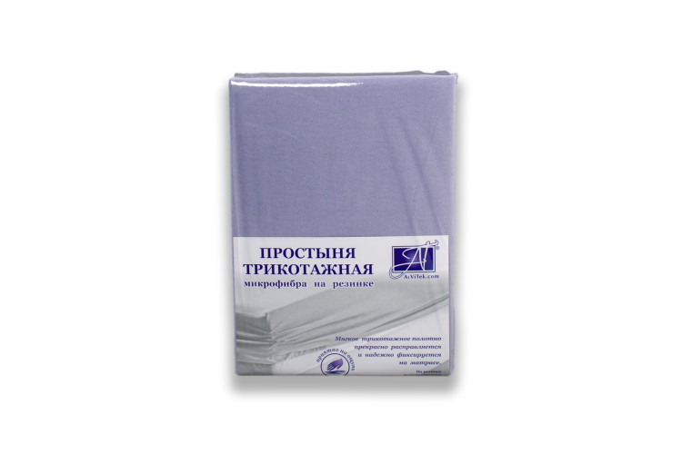 Простыня AlViTek (АльВиТек), 180x200, микрофибра трикотажная, на резинке (ПМТР-ЛАВ-180)